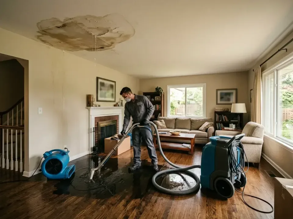 attic-pipe-burst-ceiling-drip-008 — frequently asked questions, Water Damage Restoration & Carpet Care in Benton, IL